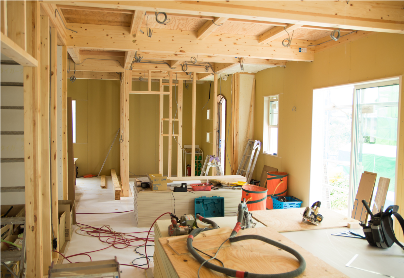 リフォーム作業の写真